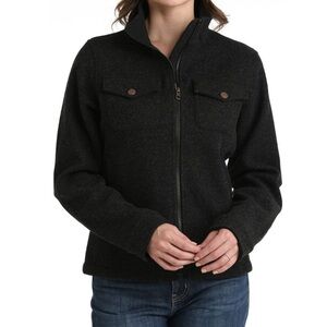 Cinch Women’s zip up jacket black XL NWT